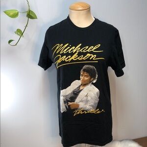 Michael Jackson Thriller Black T-Shirt. Size S Vintage